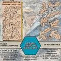 DRAGON CHEVALIER ET GENTE DAME - EMBELLISSEMENTS découpés et gravés au laser sur bois véritable