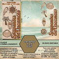 Embellishment AU FIL DES FEUILLES - SUBJECTS cut and engraved on real wood