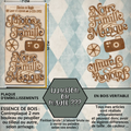 ILLUSION OU MAGIE ?? - EMBELLISSEMENTS découpés et gravés sur bois véritable