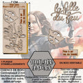 HUNGER GAMES - EMBELLISSEMENTS découpés et gravés sur bois véritable