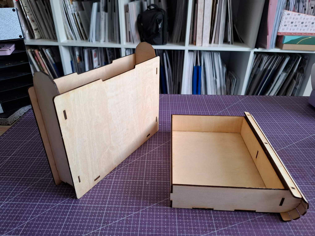 Boite tiroir en bois