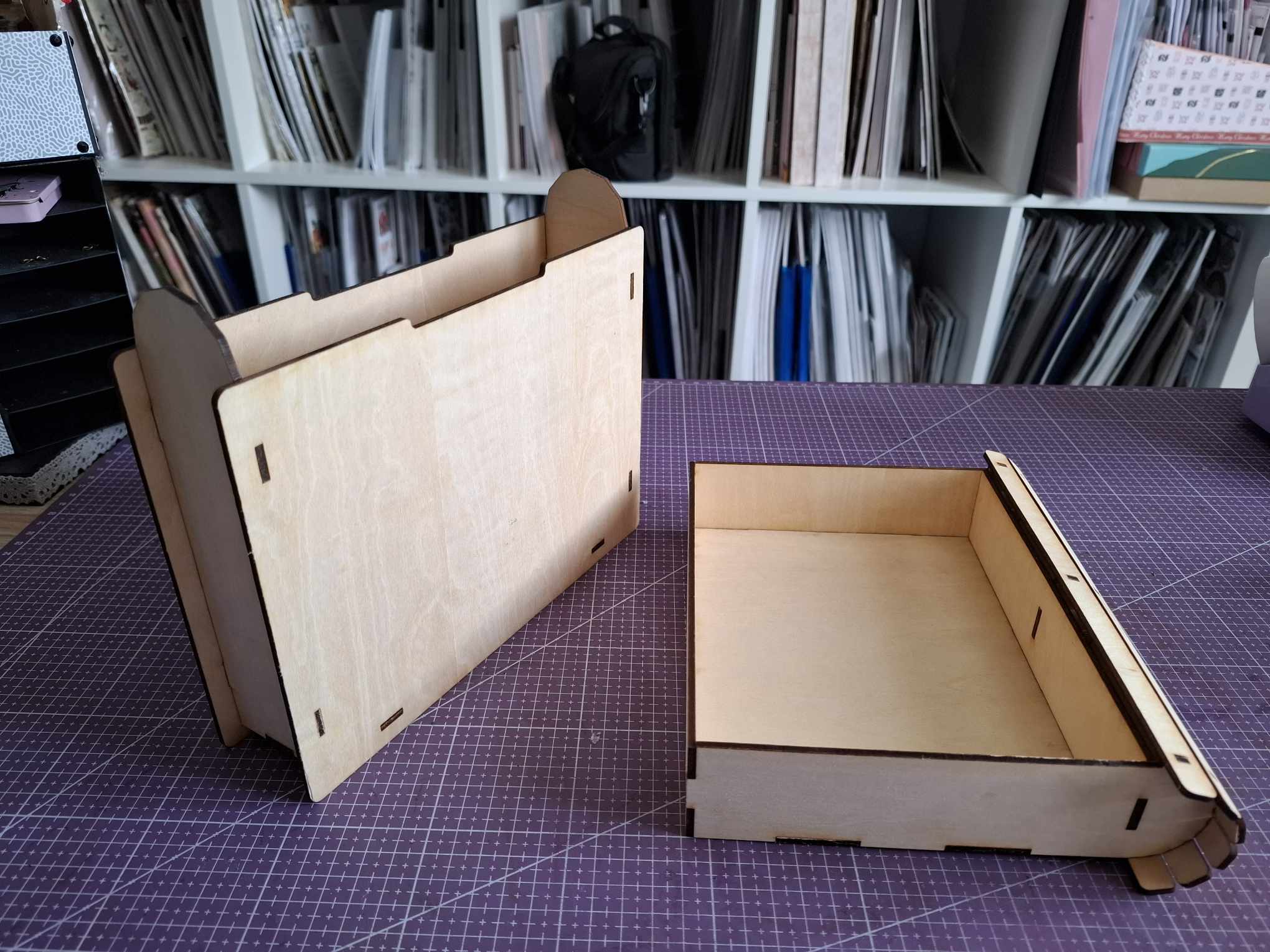 Boite tiroir en bois