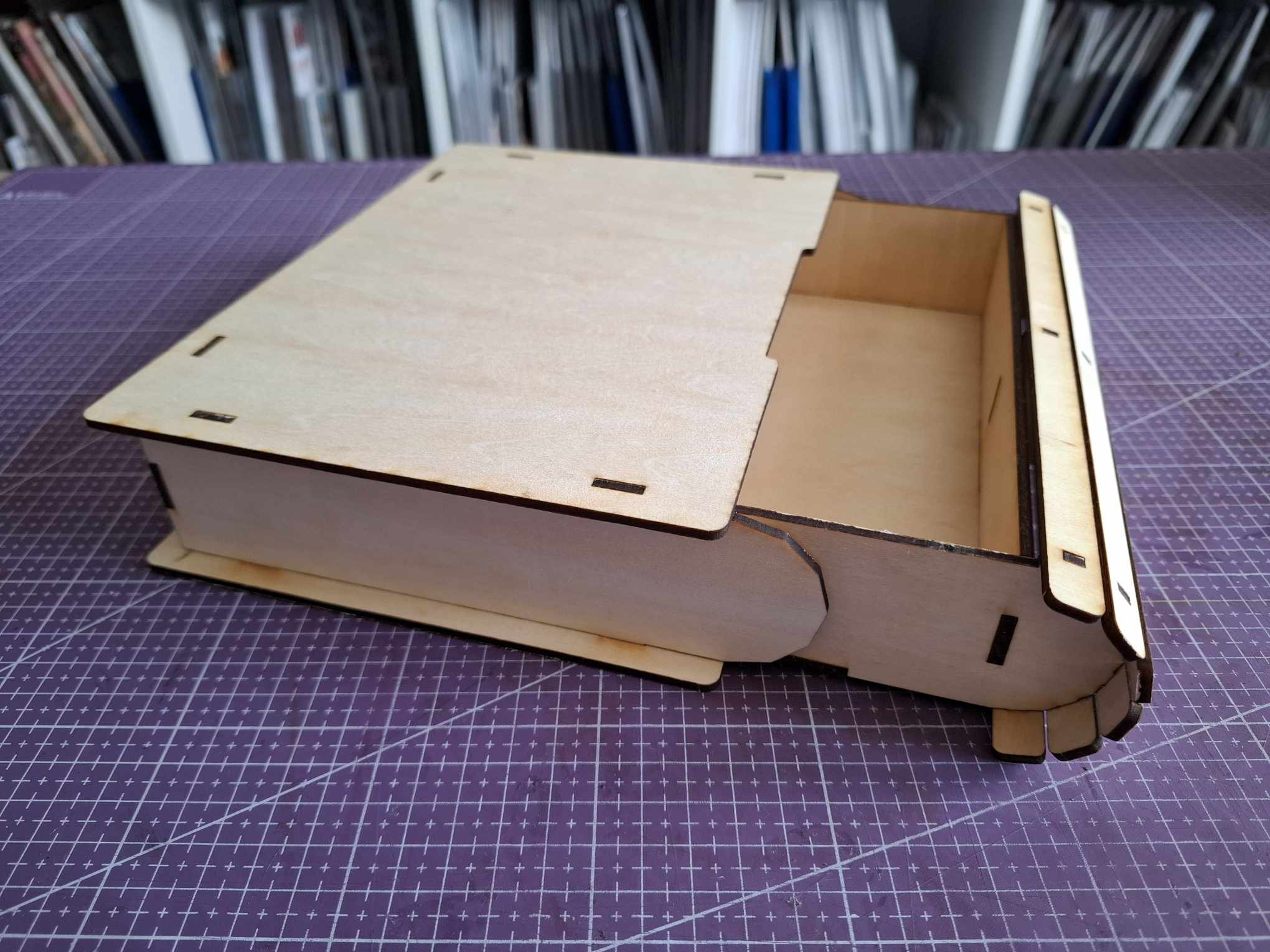 Boite tiroir en bois