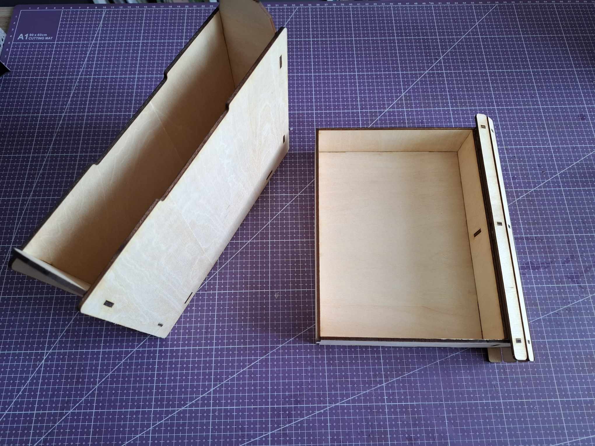 Boite tiroir en bois