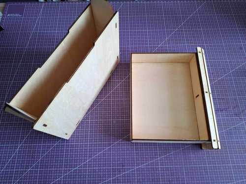 Boite tiroir en bois