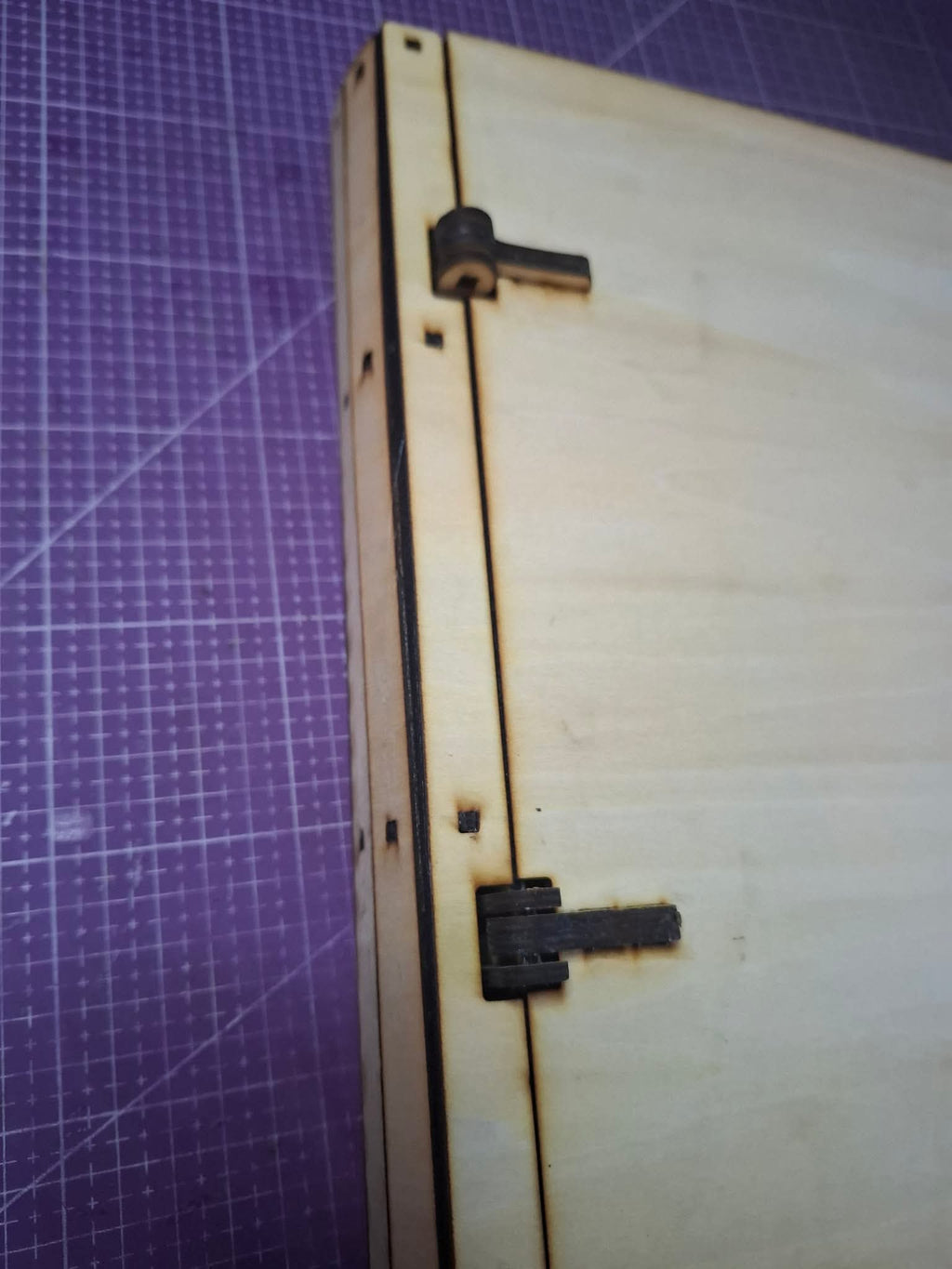 Boite livre en bois